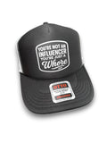 Luckless Outfitters Not an Influencer Trucker Hat — main product shot