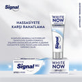 Signal White Now Sensitive Toothpaste for Sensitive Teeth - Instant Whitening & Sensitivity Relief - 2.54 fl oz