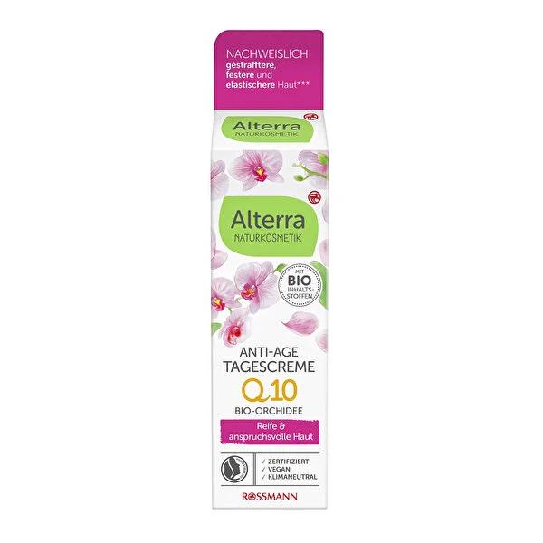Alterra Anti-Aging Q10 Day Cream with Organic E Vitamin - Natural Moisturizer for Fine Lines & Wrinkles