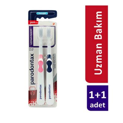 Parodontax Soft Bristle Toothbrush 1+1 Pack - Gentle on Gums, Effective Plaque Removal