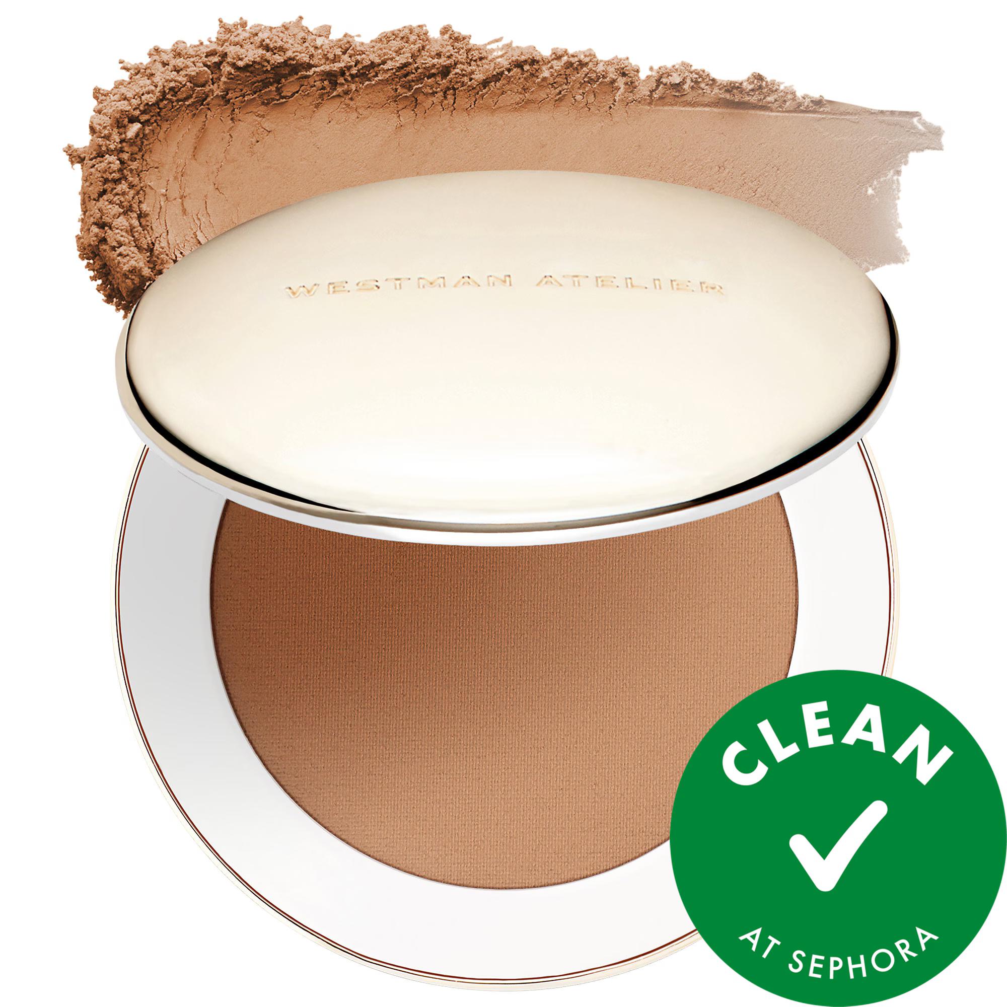 Vital Pressed Skincare Blurring Talc-Free Setting Powder - Vegan, Natural Finish Makeup for Sensitive Skin
