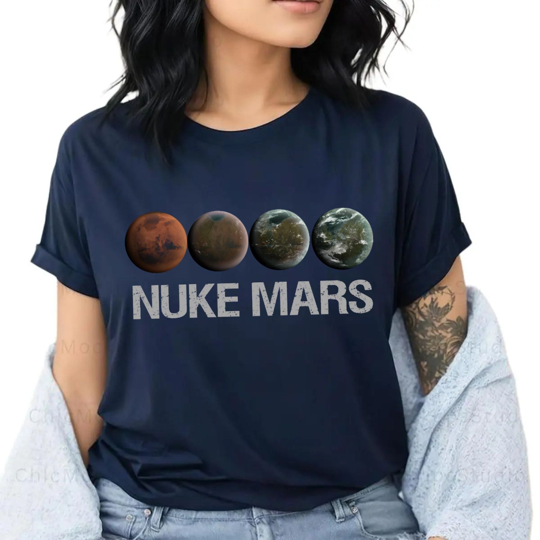 Pasimax "Nuke Mars" Essential T-Shirt — main product shot