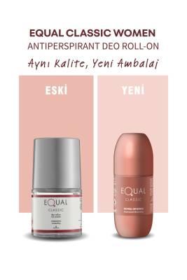 Equal Classic Women's Roll-On Deodorant - 50ml - Underarm Odor Protection, Classic Scent, Travel-Friendly