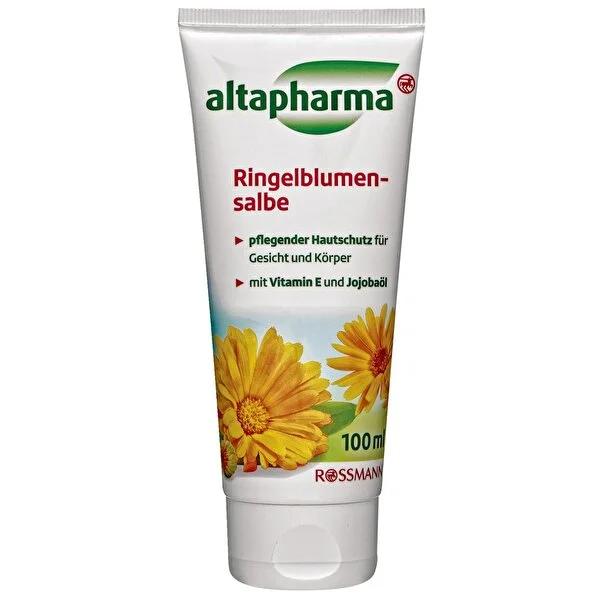 Altapharma Calendula Moisturizer - Natural Skincare Cream for Dry Skin Relief, Vegan, Sensitive Skin Friendly