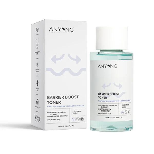 Anyong Tonik Barrier Boost 200ml - Ginseng & Hyaluronic Acid Toner for Hydration & Soothing