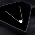BodyCandy Stainless Steel Chain Dainty Heart Pendant Necklace — main product shot
