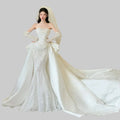 Lace Mermaid Wedding Dress Tube Top French Style White