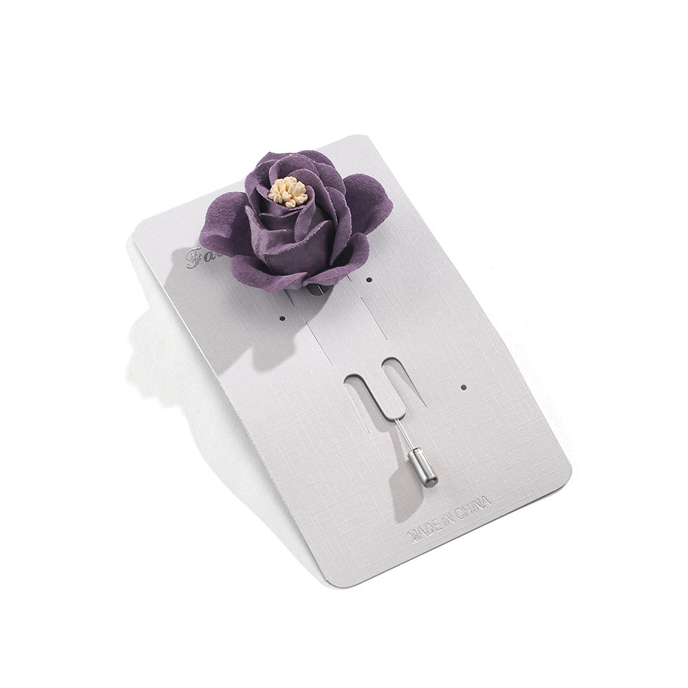 Mariam's Collection Grace‌ Camellia Chic Straight Pin (MAC339) — Mariam's Collection branding close-up