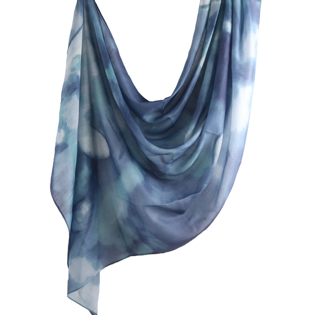 Mariam's Collection Watercolour Floral  Printed Hijab (MH103) — alternative angle