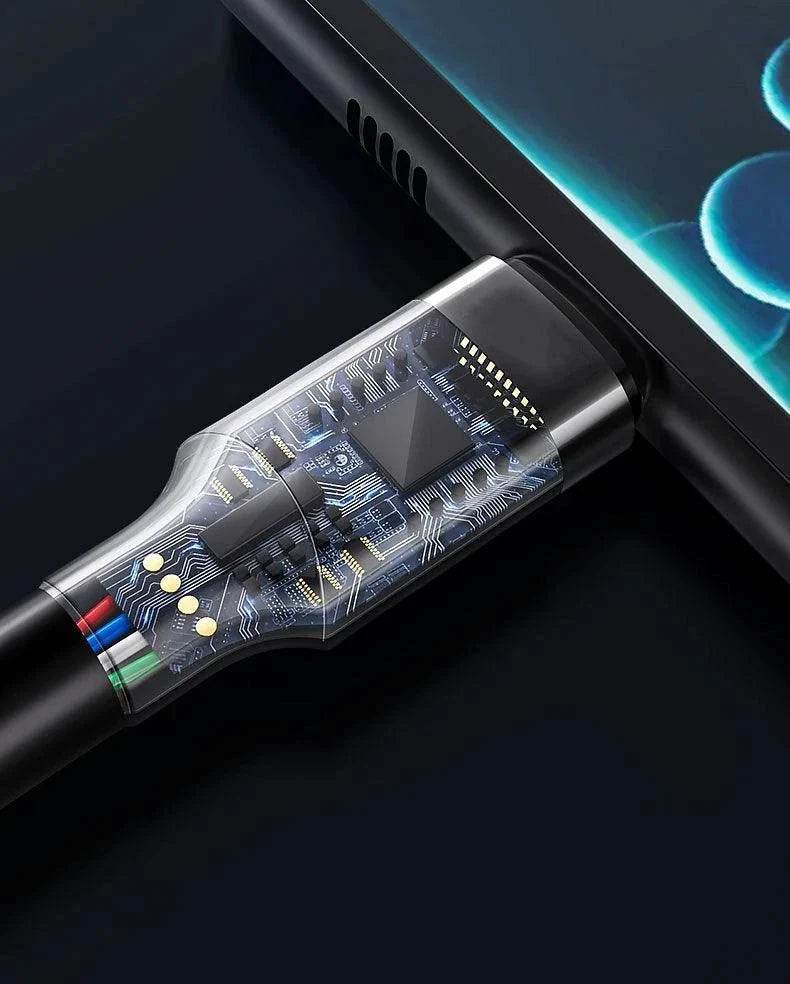 Double-Headed Typec Data Cable Mobile Phone Computer Car Universal Male-to-Male CTOC Flash Charging Cable 2 M Long Fast Charging