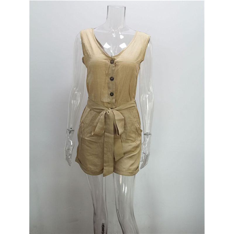 Envy NYC S-5XL Summer Women Jumpsuit Casual Ladies Shorts Jumpsuit Female — lifestyle worn / used context
