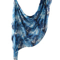 Mariam's Collection Elegant Watercolor Marble Print Headscarf Hijab (MH178) — detail shot 8