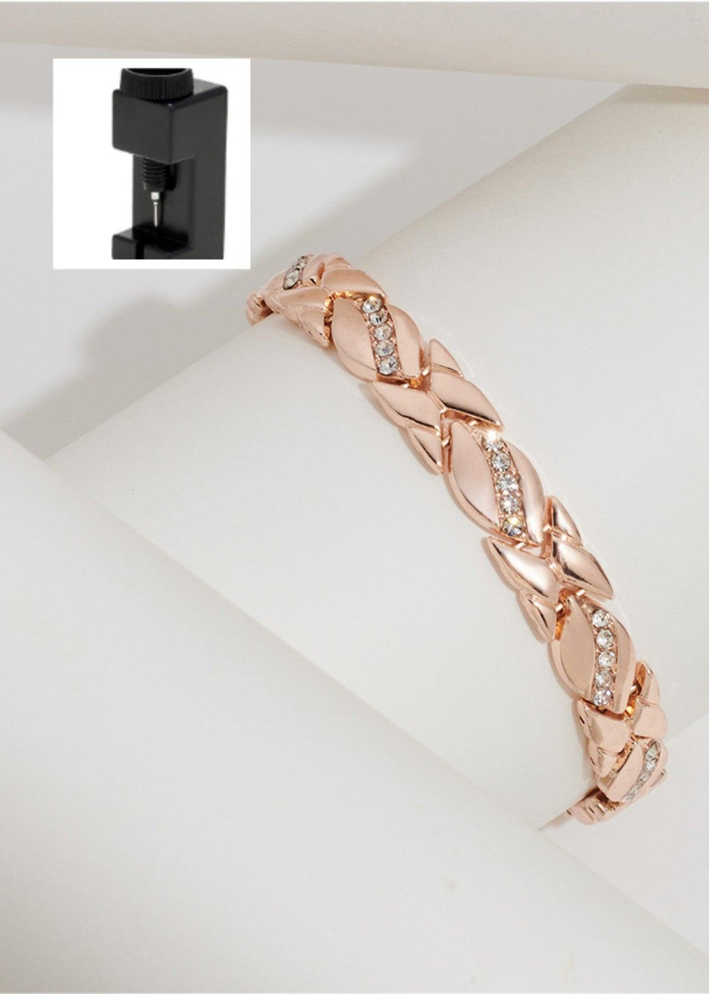 Mariam's Collection Mariam's Collection MAC083 Leaf Brushed Creative Magnet Bracelet — product category context