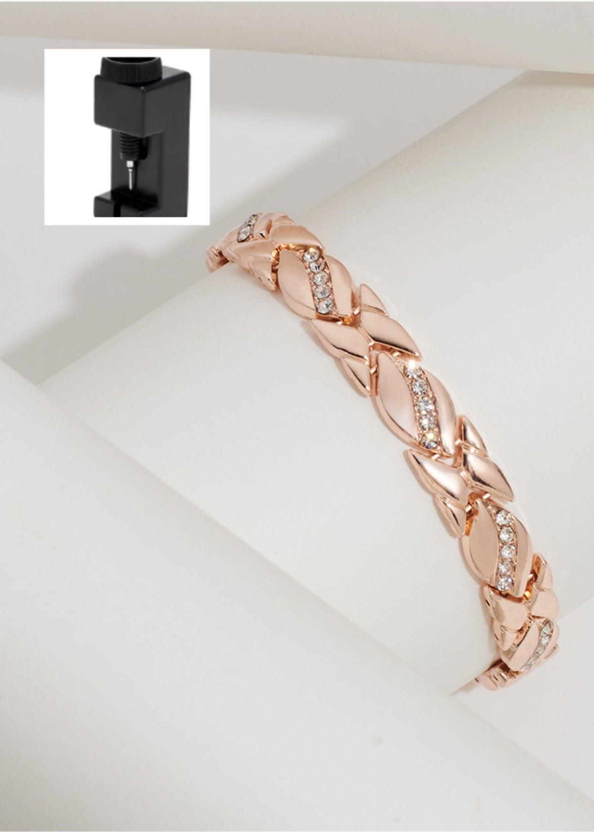 Mariam's Collection Mariam's Collection MAC083 Leaf Brushed Creative Magnet Bracelet — product category context