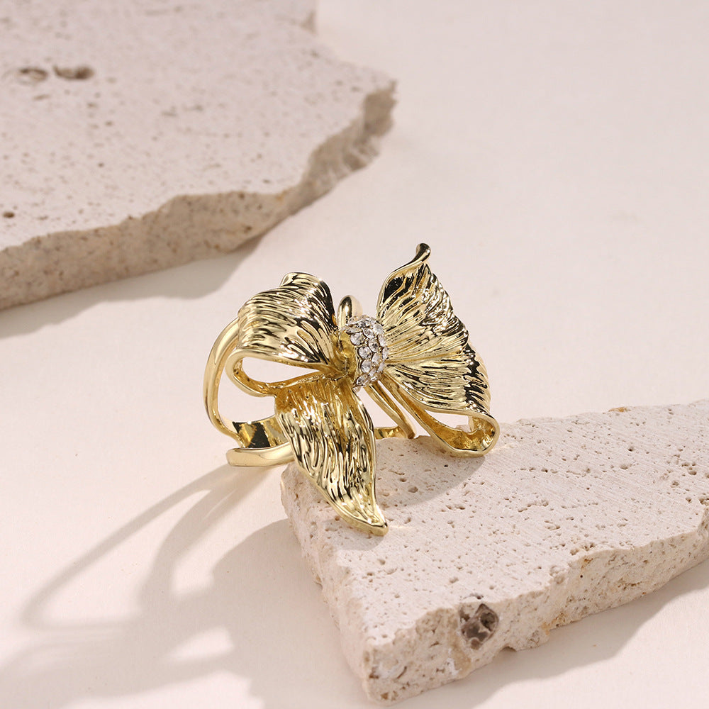 Mariam's Collection Versatile Accent Embroidered Bow Hijab Ring (MAC340) — construction detail
