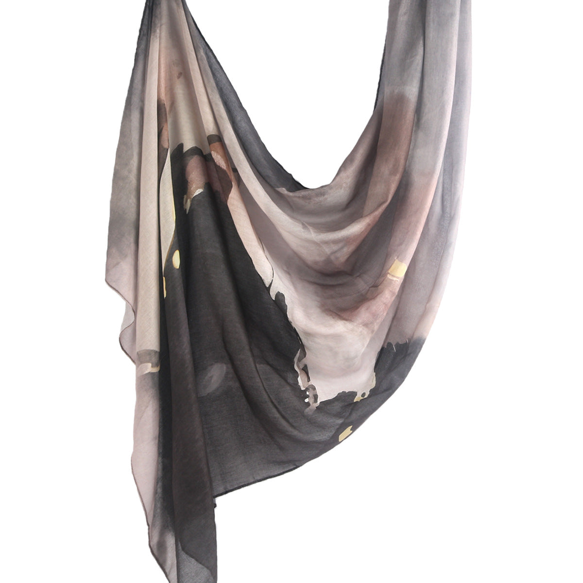 Mariam's Collection Mariam's Collection Watercolor Series Printed Headscarf Hijab (MH179) — detail shot 6
