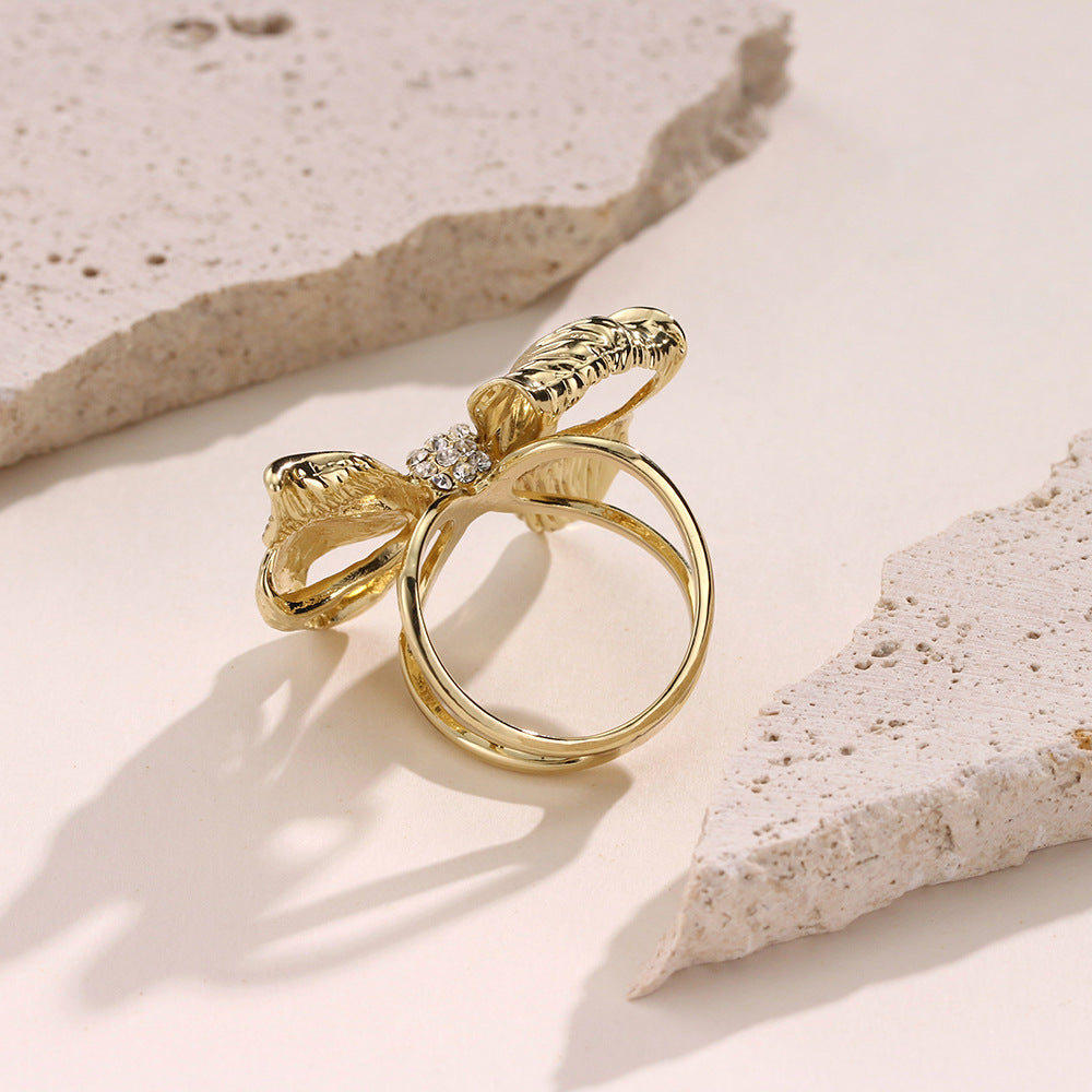 Mariam's Collection Versatile Accent Embroidered Bow Hijab Ring (MAC340) — Mariam's Collection branding close-up