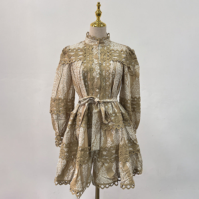Bella Mia Women Spring Long Sleeve Vintage Australia Holiday Dress — main product shot