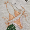 Solid Color Bikini Sexy Split Swimsuit Women Swimsuit