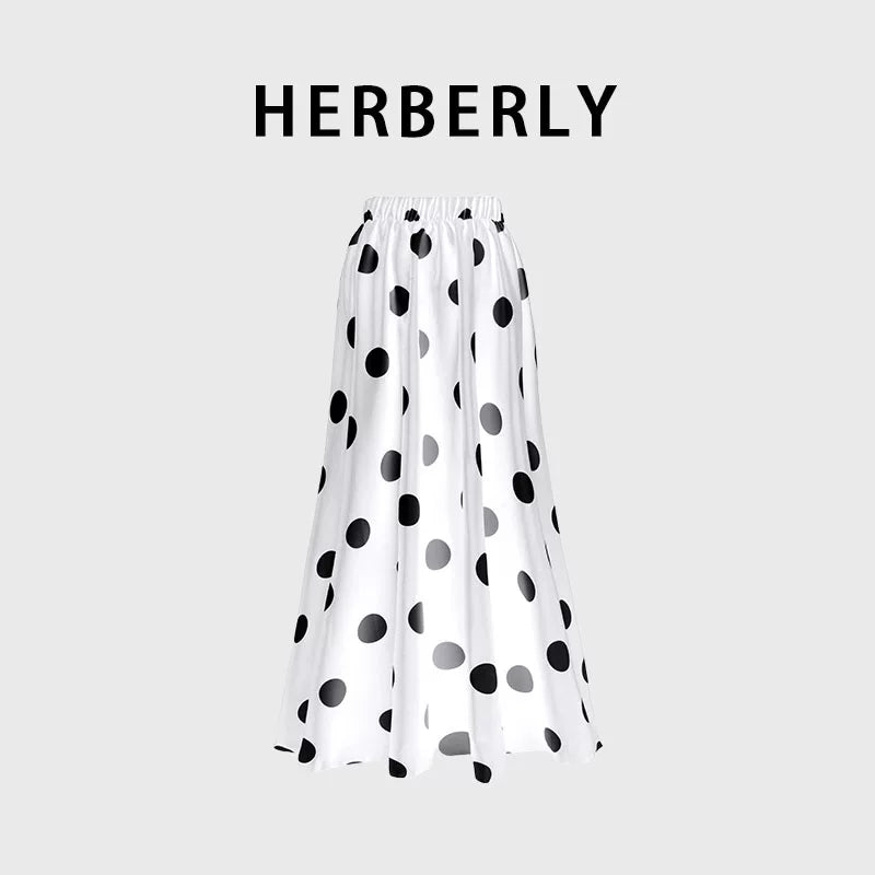 HERBERRY Women's Bikini Set Ruched One Piece Swimsuit Skirted