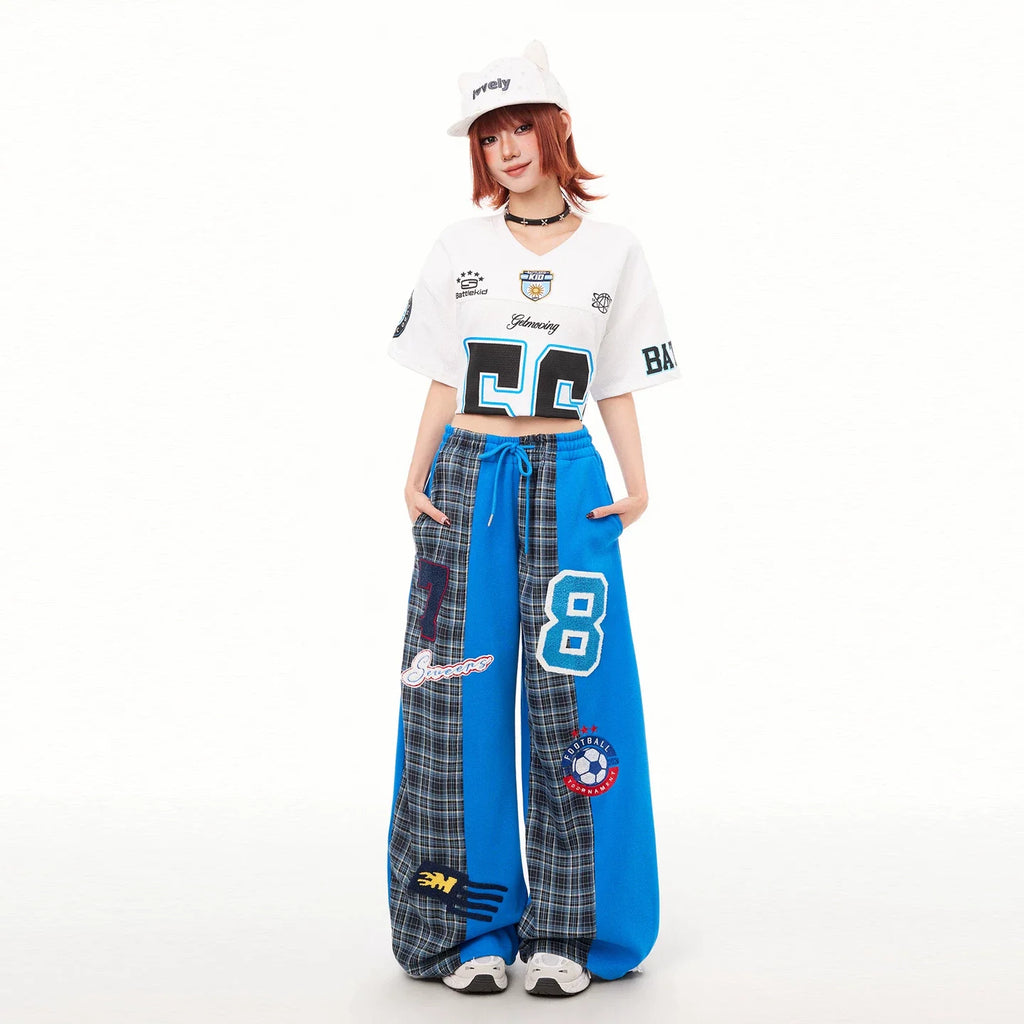 Retro Sports Elastic Loose Fit Trousers for Women