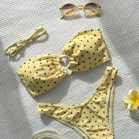 Women Summer Bikini Vacation Tight Sexy Beach Two Piece Swimsuit