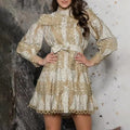 Bella Mia Women Spring Long Sleeve Vintage Australia Holiday Dress — detail and construction