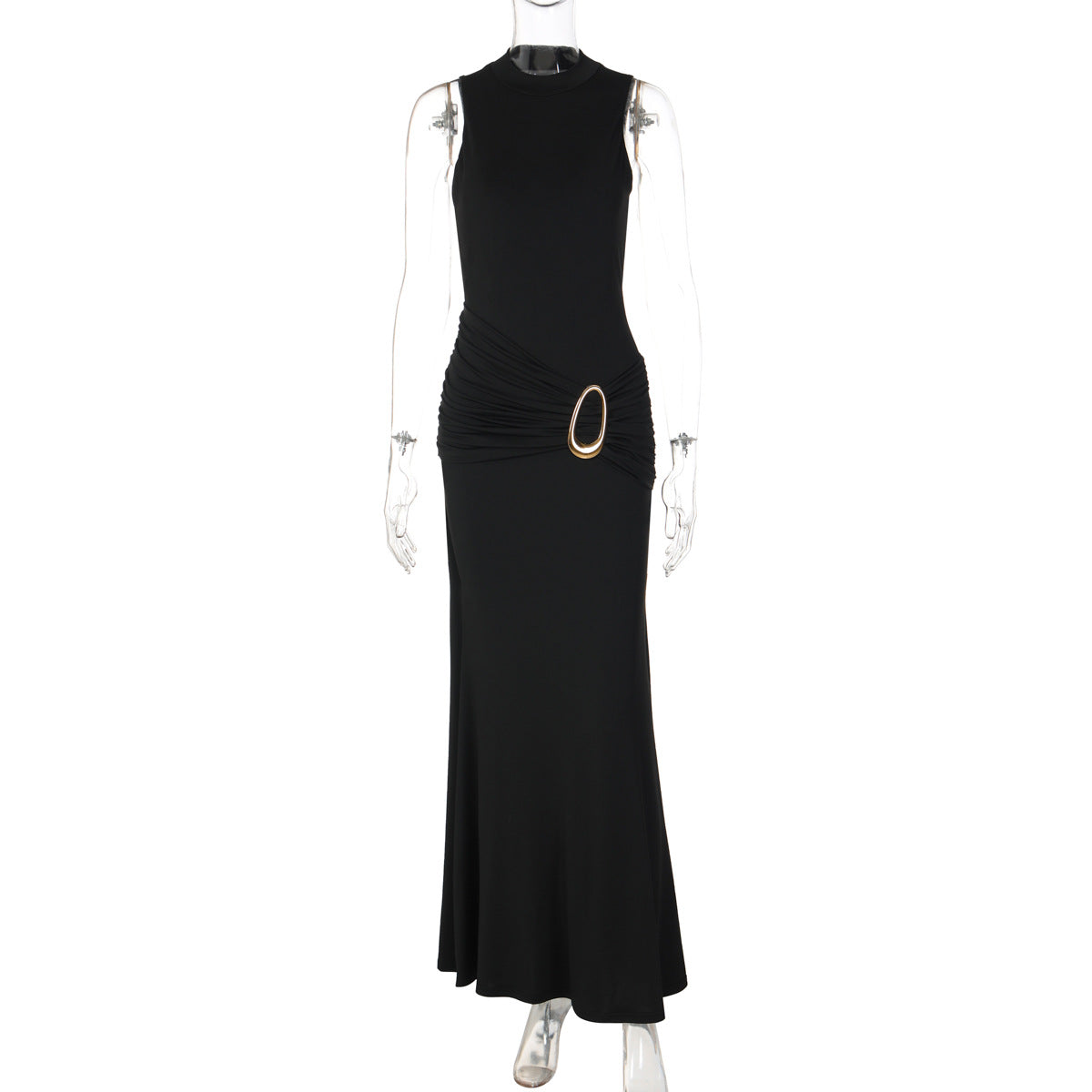 Bella Mia Women Clothing High Waist Twisted Sexy Backless Sheath Dress — alternate view