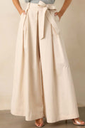 Bella Mia Women Spring Autumn Apricot Straight Leg Pants — alternate view