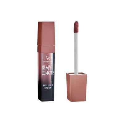 Golden Rose Matte Liquid Lipstick - Long Lasting, Comfortable, Intense Color