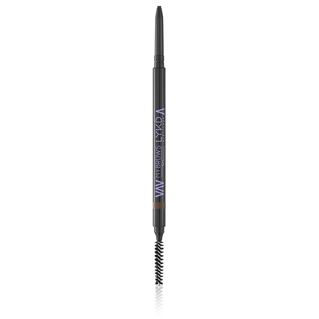 LYKD Micro Eyebrow Pencil - 160 Chocolate Brown: Define & Shape for a Natural, Fuller Brow Look
