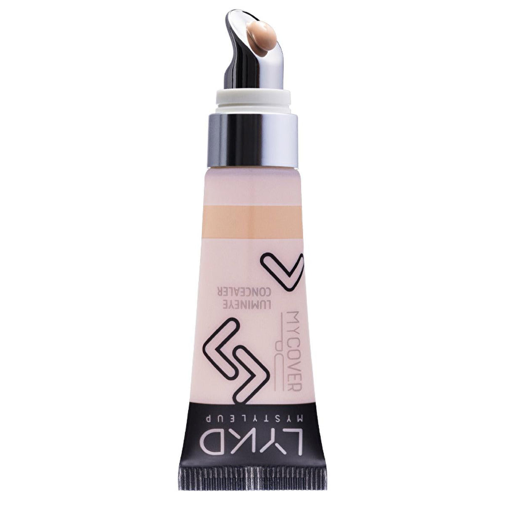 LYKD Metal-Tipped Concealer for Flawless Coverage - High Coverage, Long-Lasting, Cooling Effect