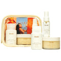 OUAI Mini St. Bart's Body Set - Luxurious Tropical Scented Skincare for Dry Skin, Hydrating Body Cream, Natural Ingredients