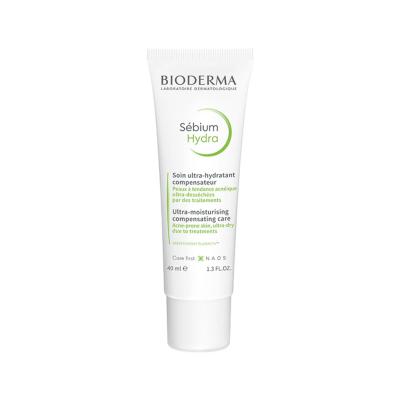 Bioderma Sebium: Hydra Cream & Cleansing Gel Set for Oily, Acne-Prone Skin | Gentle Cleansing, Intense Hydration, Hypoallergenic, Non-Comedogenic