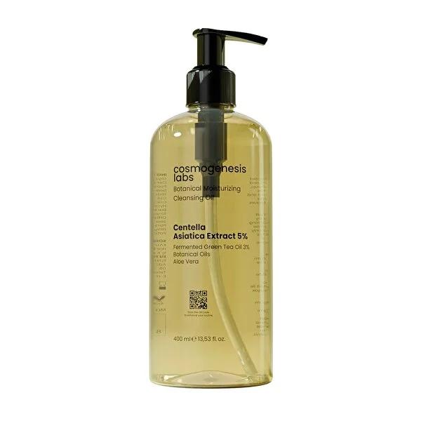Cosmogenesis Labs Botanical Cleansing Oil - Gentle Skincare for Sensitive Skin, Anti-Aging Benefits - 13.53 fl oz