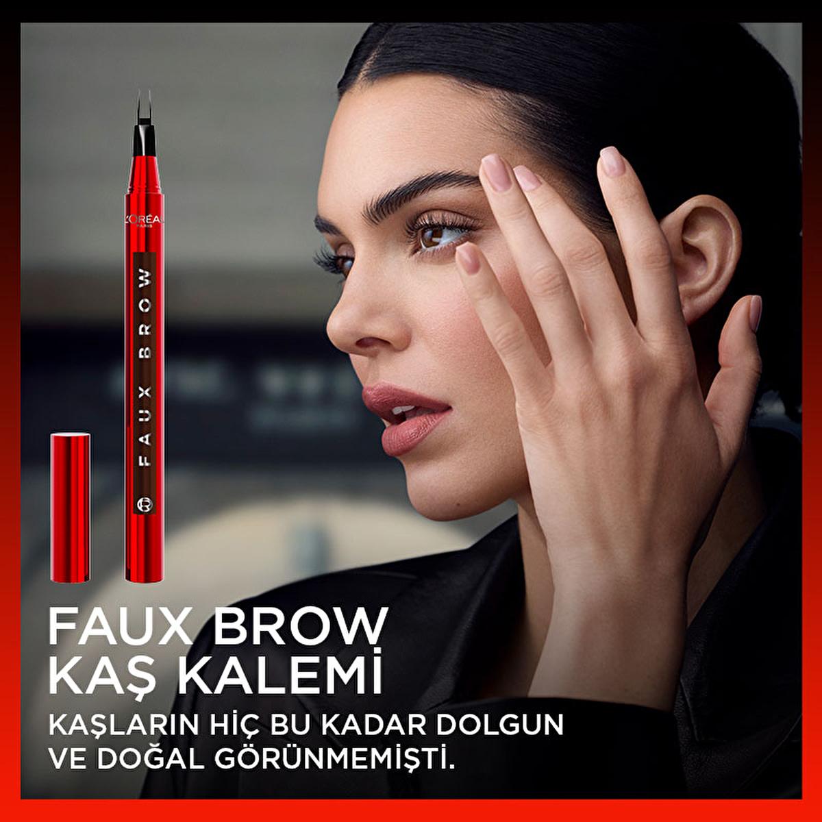 Loreal Paris Infaillible Faux Brow: Ultra-Fine Dark Brunette Brow Pencil for Natural, Long-Lasting, Smudge & Waterproof Definition