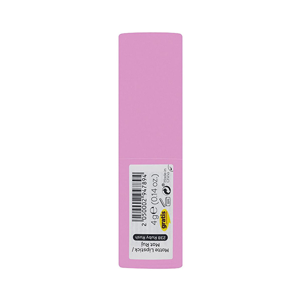 Beaulis Matte Lipstick - Ruby Rush, Long Lasting Creamy Lip Color for Bold Lips