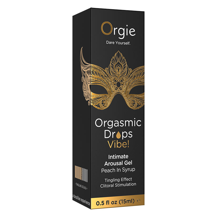 Love Spark Cove | Intimate Apparel, Pleasure Shop & Free Shipping Orgie Orgasmic Drops Vibe-Peach In Syrup — main product sho