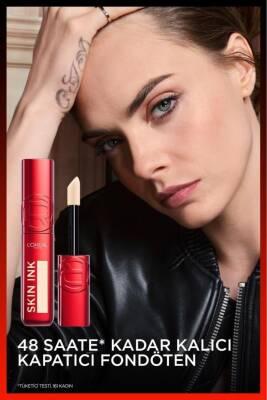 L'Oreal Paris Skin Ink Concealer Foundation 100: High Coverage, Natural Finish & Long Lasting Liquid Foundation for Flawless Skin