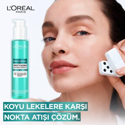 L'Oreal Paris Bright Reveal: Niacinamide & Salicylic Acid Facial Cleansing Gel - Blemish Control, Skin Brightening, Sensitive & Acne Prone Skin