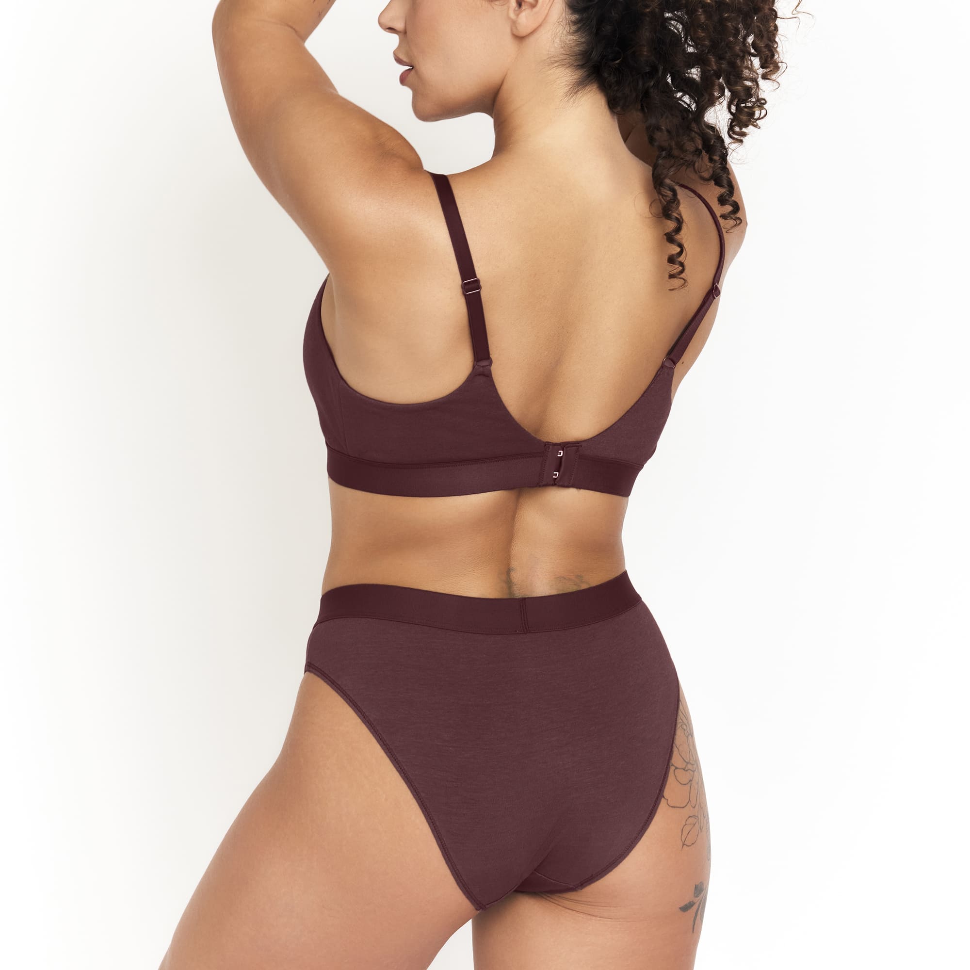 Net Positive Keyhole Bra — side view