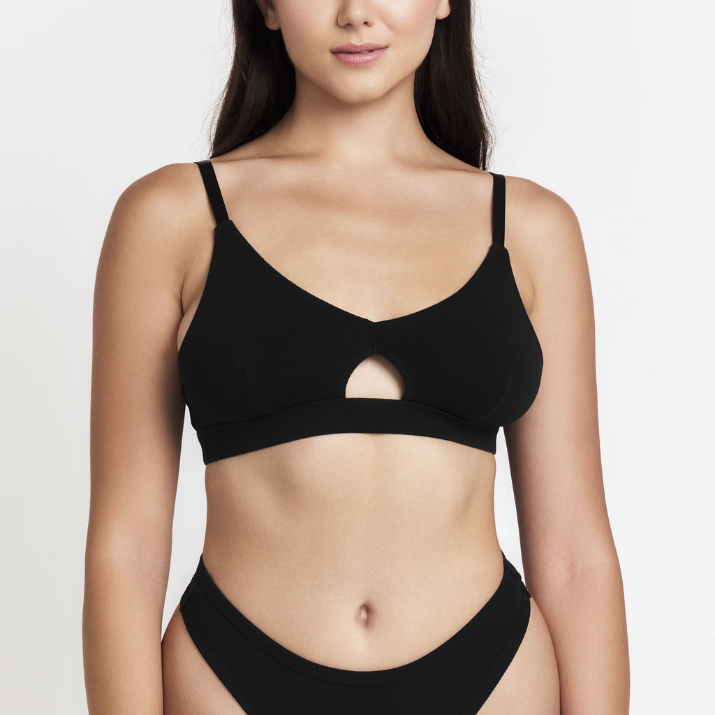 Net Positive Keyhole Bra — main product shot