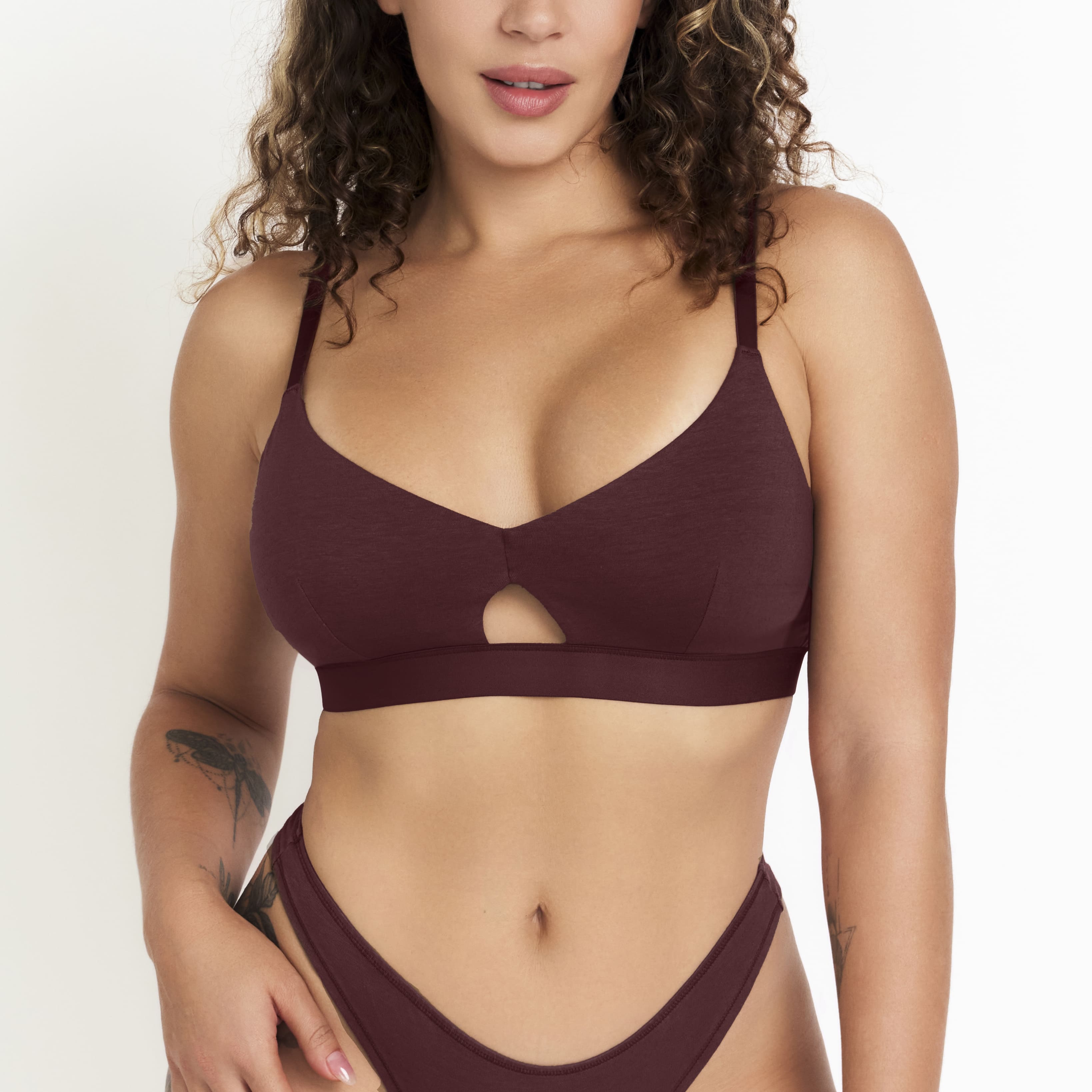 Net Positive Keyhole Bra — main product shot