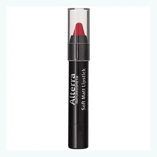 Alterra Soft Mat Lipstick No:02 Vintage - Organic Matte Finish Lip Color with Shea & Argan Oil by Beauty Care Bag