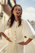 profile-nyc CRINKLE CREAM VEST — main product shot