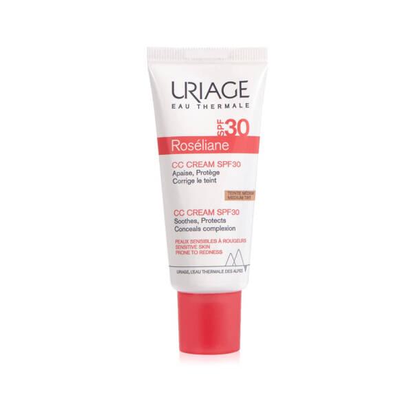 Uriage Roseliane CC Cream SPF30 - Soothing Sensitive Skin with UVA-UVB Protection