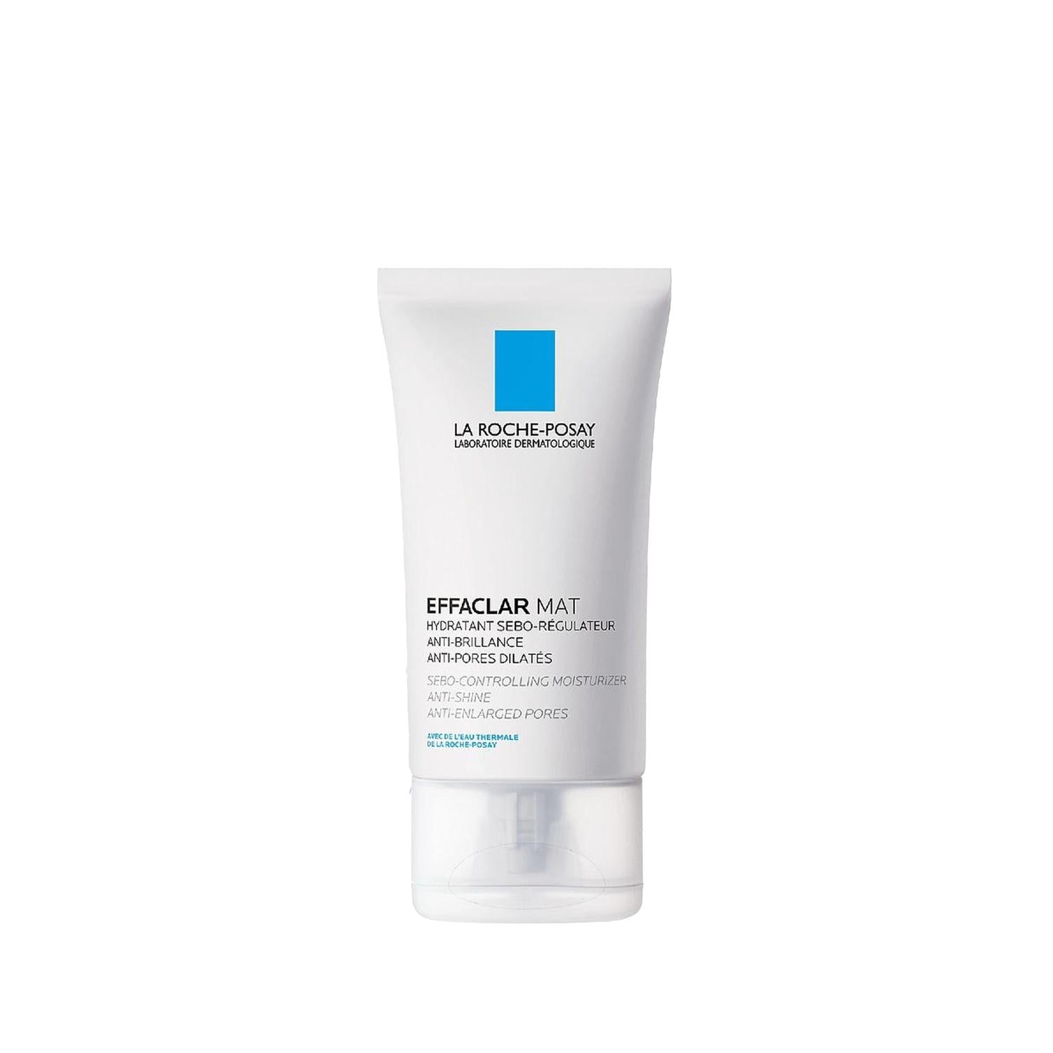 La Roche-Posay Effaclar Mat: Mattifying Facial Cream for Oily & Acne-Prone Skin | Controls Shine & Prevents Breakouts