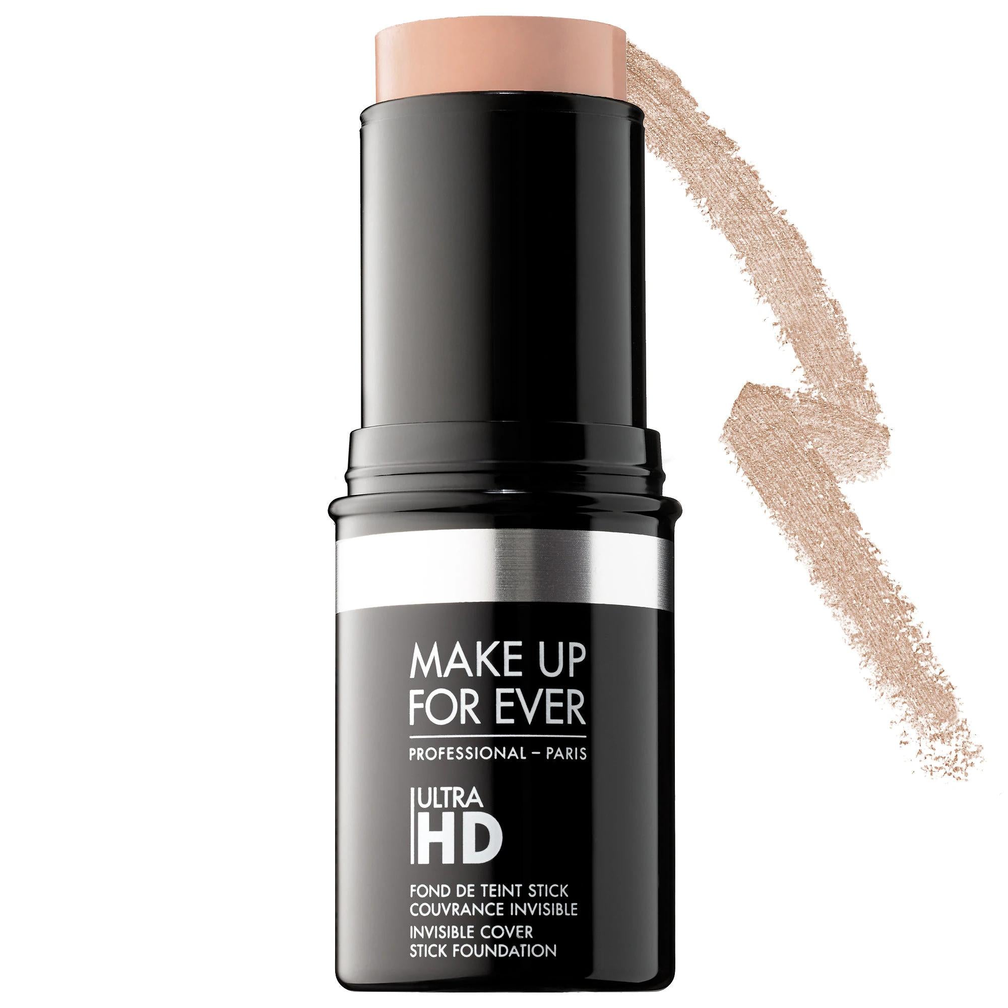 Ultra HD: Invisible Cover Stick Foundation | Full Coverage, Natural Finish, Long-Lasting - For Normal to Dry Skin