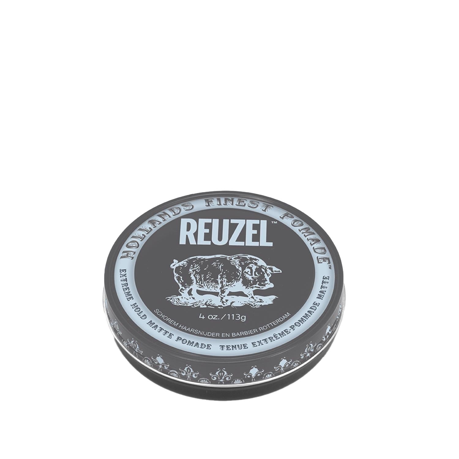 Reuzel Extreme Hold Matte Pomade for Strong Hold Hair Styling - 113g