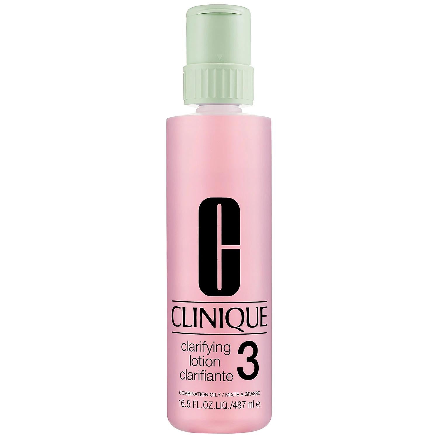 Clinique Clarifying Lotion 3: Oil-Free Exfoliating Toner for Clearer, Smoother Oily & Combination Skin - Allergy Tested & Vegan
